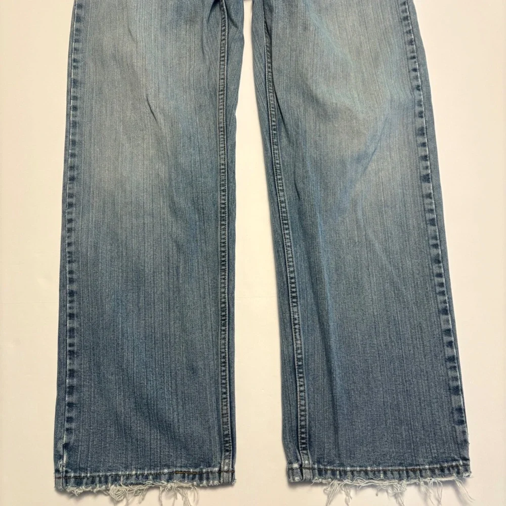 Levi's 559 Relaxed Straight Jeans Mens 34x30 Light Wash Blue Denim 100% Cotton